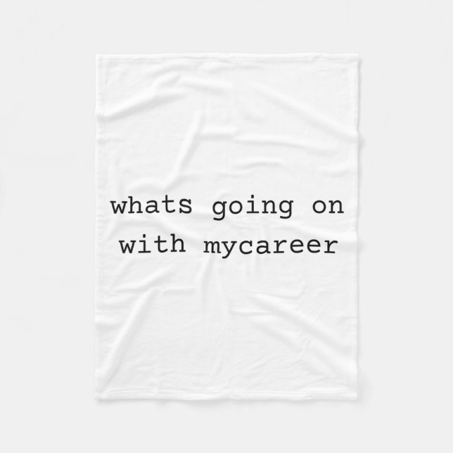 Couverture Polaire What Going On With My Career  (Devant)