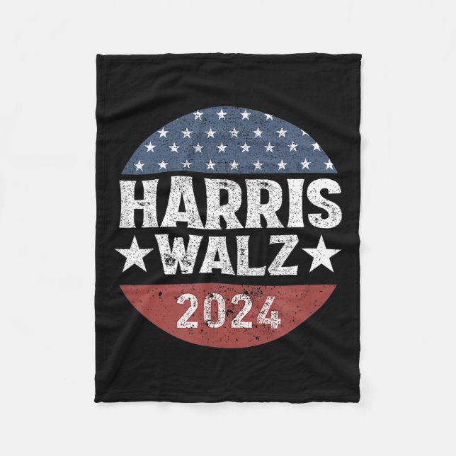 Couverture Polaire Wheimer 2024 Kamalaharris Timwaltz 2024 Vote (Devant)