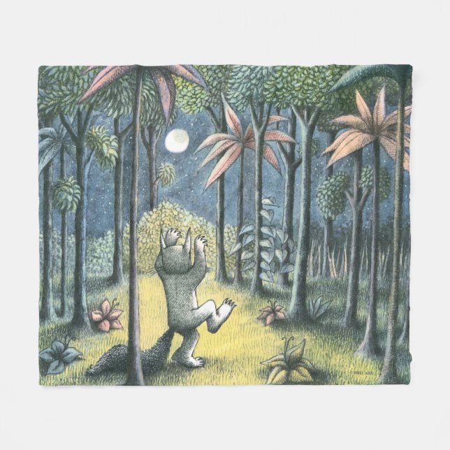Couverture Polaire Where The Wild Things Are | Scène 6 (Devant (Horizontal))