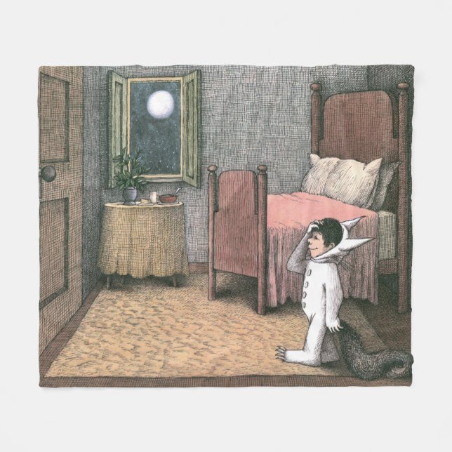 Couverture Polaire Where The Wild Things Are | Scène 7 (Devant (Horizontal))