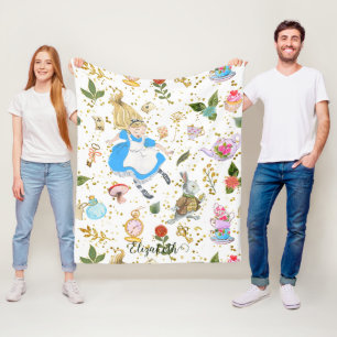 Couverture Polaire Whimsical Alice's Adventures in Wonderland Parties