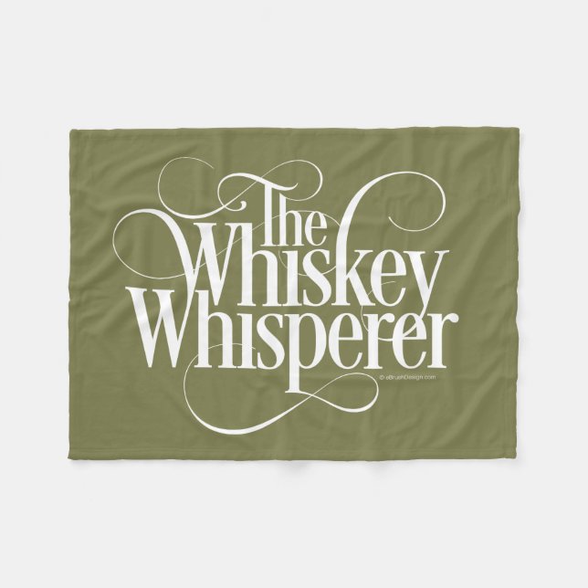 Couverture Polaire Whiskey Whisperer (Devant (Horizontal))