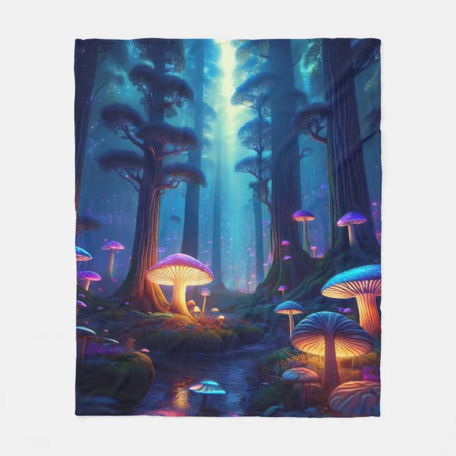 Couverture Polaire Whispering Woods (Devant)