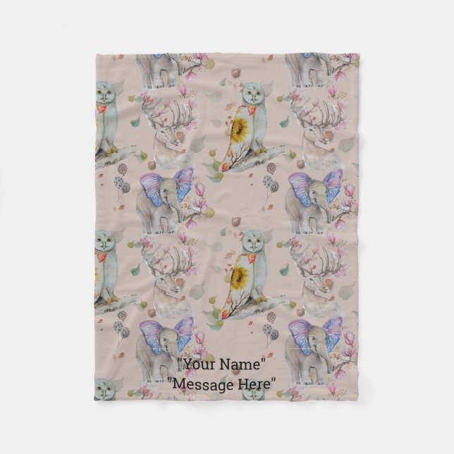 Couverture Polaire Whispers de Forrest Baby Fleece Blanket (Devant)