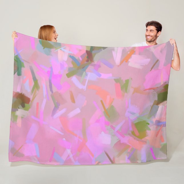 Couverture Polaire Whispers En Rose (En situation)