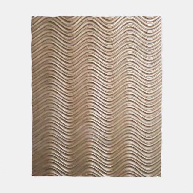 Couverture Polaire White and gray striped textile (Devant)