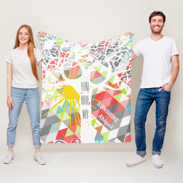 Couverture Polaire Wild and Free You Are My Sunshine (En situation)