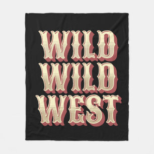 Couverture Polaire Wild Wild West