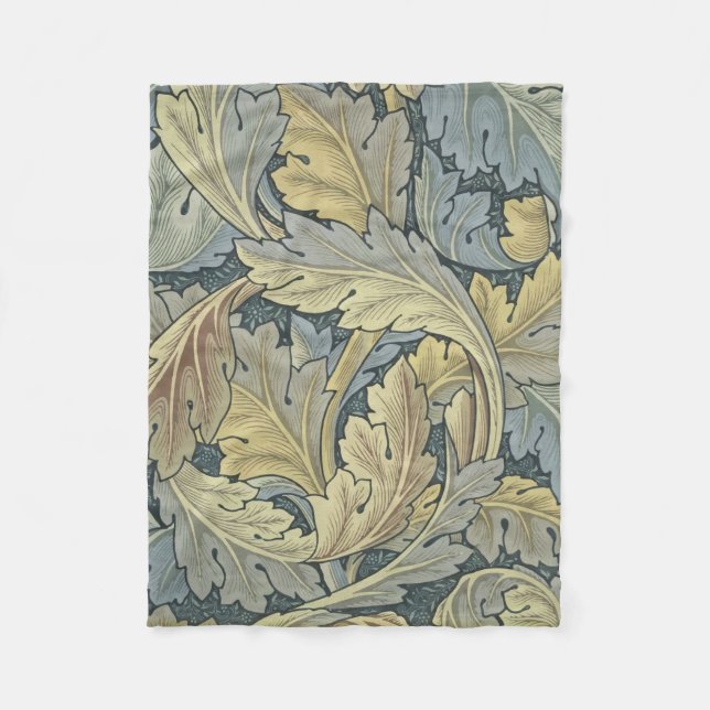 Couverture Polaire William Morris Acanthus Feuille Floral Art Nouveau (Devant)