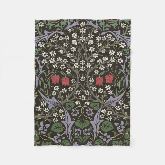 Couverture Polaire William Morris Blackthorn Tapestry Floral (Devant)