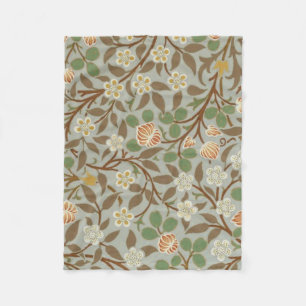 Couverture Polaire William Morris Clover Fleur botanique