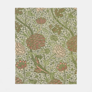 Couverture Polaire William Morris Cray Fleur de Sage Floral Botanique