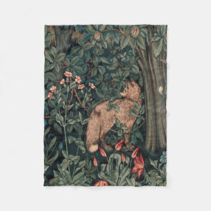 Couverture Polaire William Morris Faune sauvage Fox
