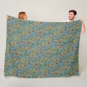 Couverture Polaire William Morris Granville Vintage motif floral