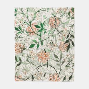 Couverture Polaire William Morris Jasmine Garden Flower Classic