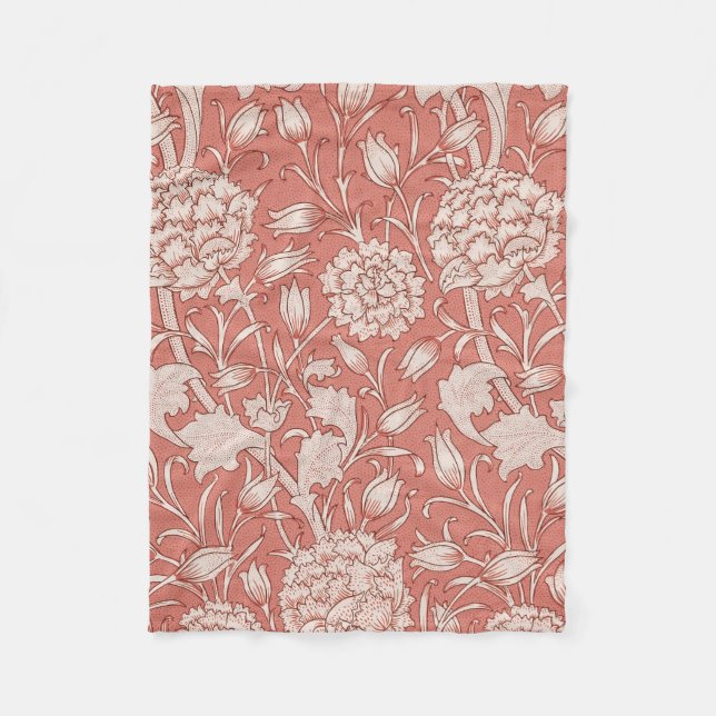 Couverture Polaire William Morris Wild Tulip Classique Conception Vic (Devant)