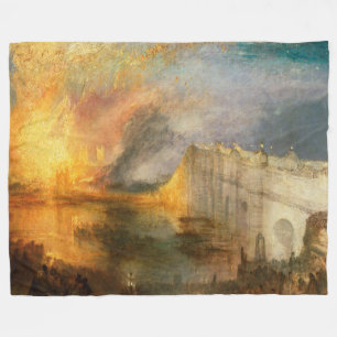 Couverture Polaire William Turner - L'incendie du Parlement