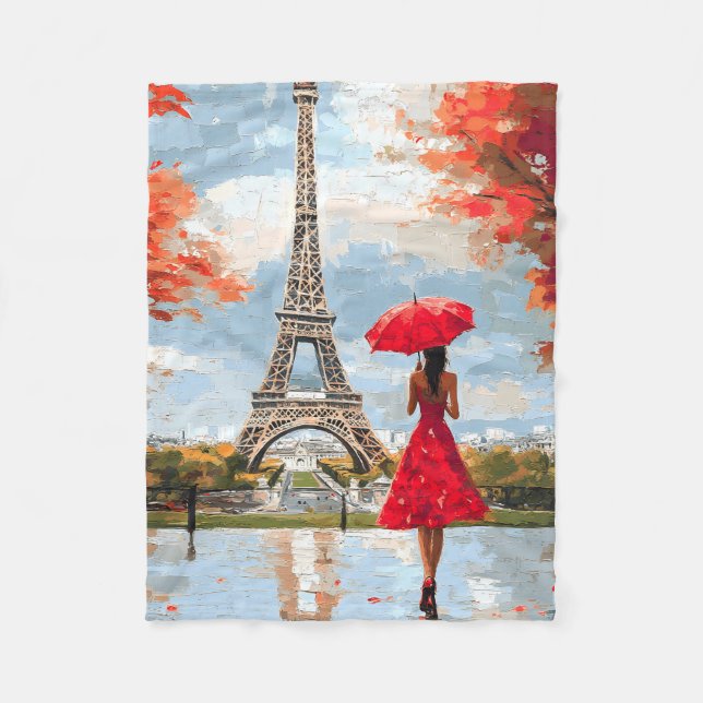 Couverture Polaire Wind Romance Paris Chic Walk (Devant)