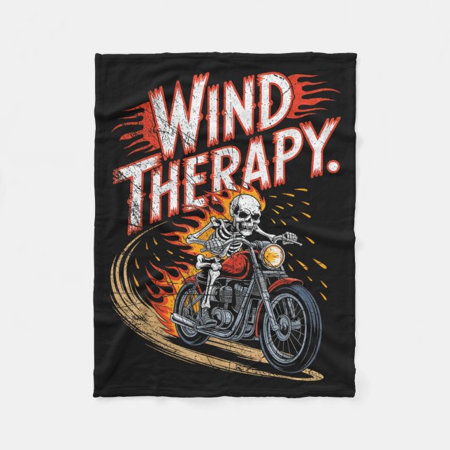 Couverture Polaire Wind Therapy Motorbike Motorcycle Men Women  (Devant)