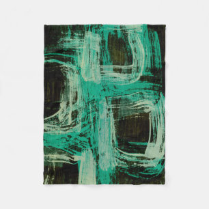 Couverture Polaire Windows bleu vert I