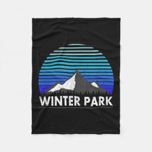 Couverture Polaire Winter Park Colorado Bluebird Mountain