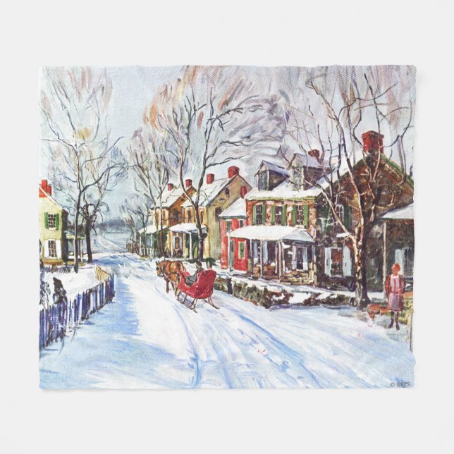 Couverture Polaire Winter Wonderland (Devant (Horizontal))