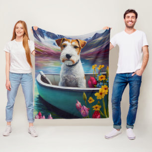 Couverture Polaire Wirefox Terrier sur une pagaie : Une aventure pitt