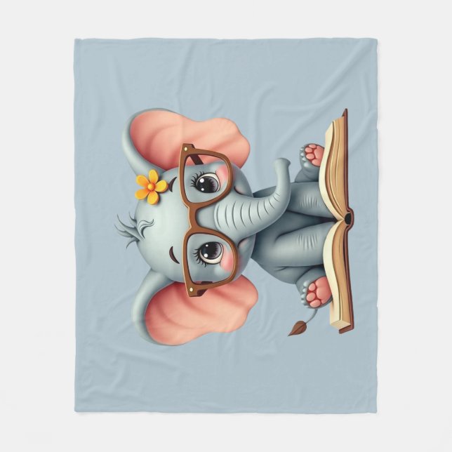 Couverture Polaire Wise Baby Elephant (Devant)