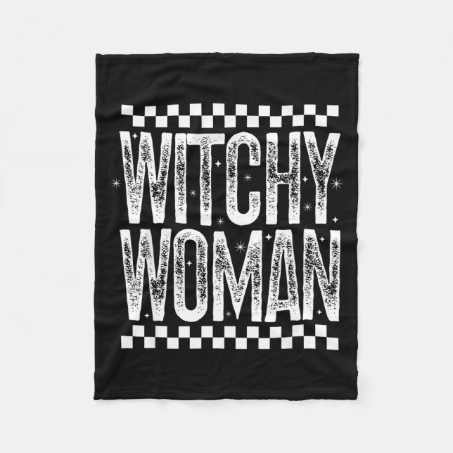 Couverture Polaire Witchy Woman Soky Mama Retro Halloween Season Quot (Devant)