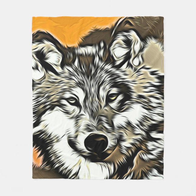 Couverture Polaire Wolf 2014-0978 (Devant)