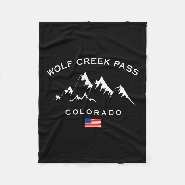 Couverture Polaire Wolf Creek P Colorado Rocky Mountains Ski Resort S (Devant)