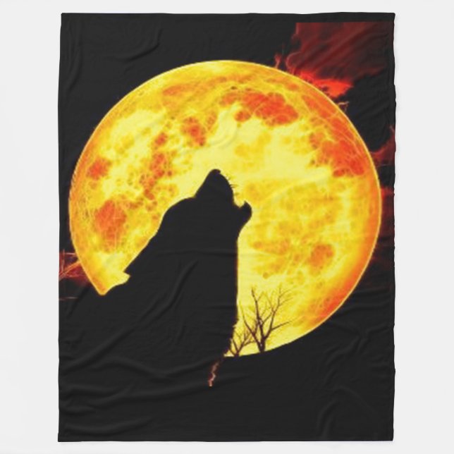 COUVERTURE POLAIRE WOLF MOON (Devant)