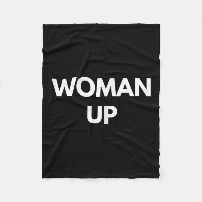 Couverture Polaire Woman Up - Motivational Feminism Shirts  (Devant)