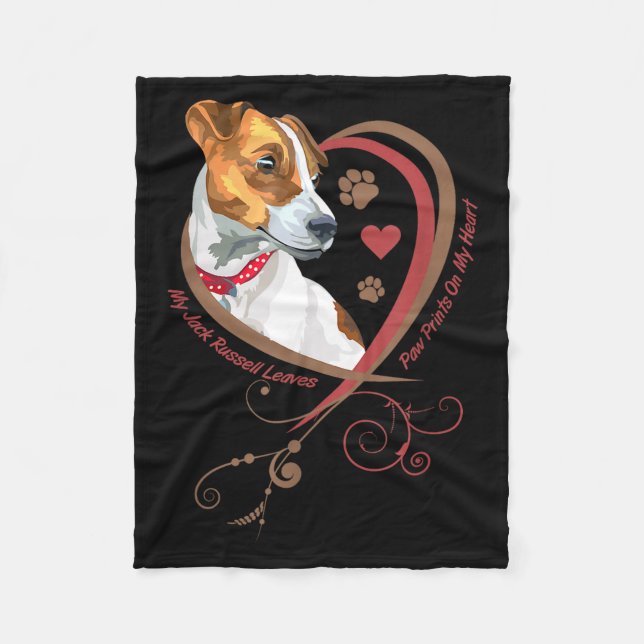 Couverture Polaire Womans Jack Russell Terrier Shirt Parson Russell T (Devant)