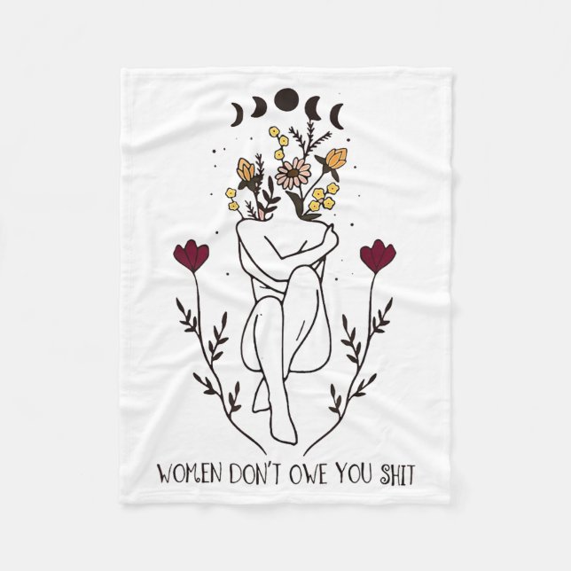 Couverture Polaire Women Don't Owe You  (Devant)