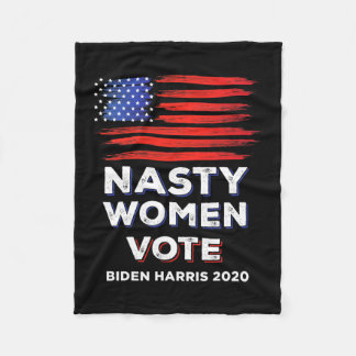 Couverture Polaire Women Vote Biden Harris 2020 Drapeau américain Cad