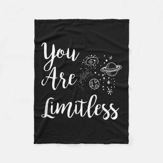 Couverture Polaire Women You Are Limitless Amazing Motivational  (Devant)