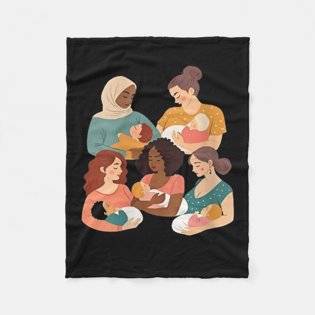 Couverture Polaire Womens Breastfeeding Lactation Consultant Birth Wo (Devant)