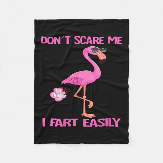 Couverture Polaire Womens Cute Don't E Me I Fart Easy Fart Joke Flami (Devant)