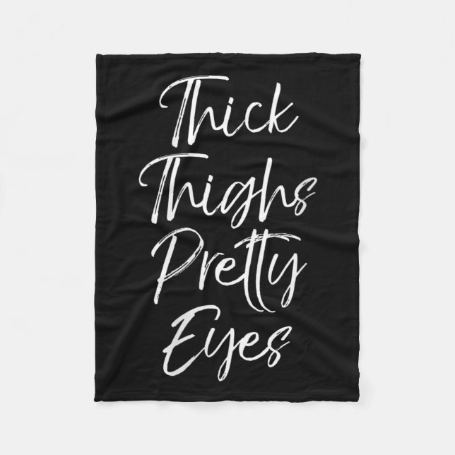 Couverture Polaire Womens Cute Workout Leg Day Quote Women's Thick Th (Devant)