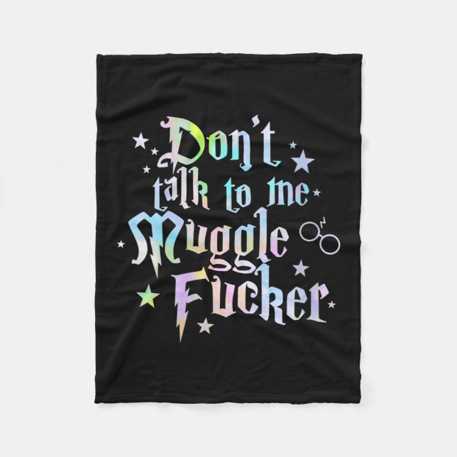 Couverture Polaire Womens Don't Talk To Me Anti Social Humor Quote In (Devant)