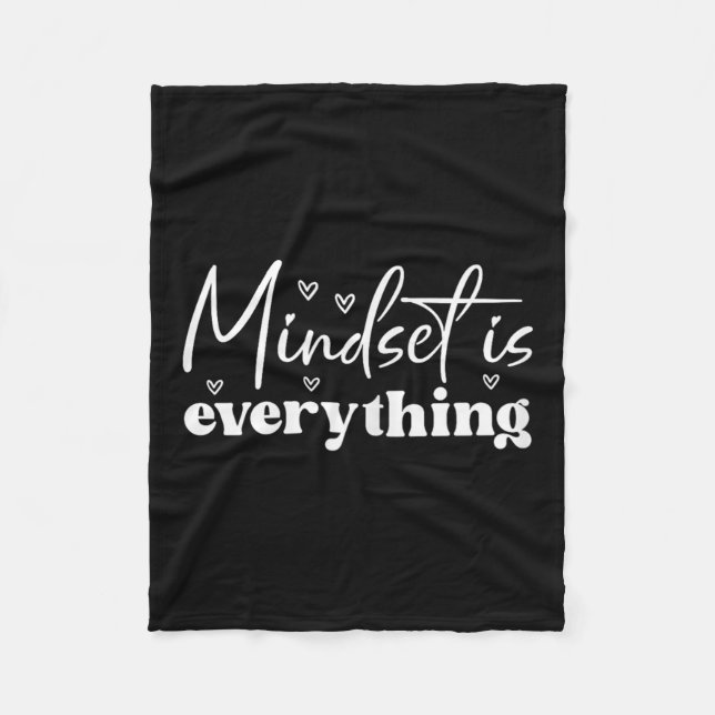 Couverture Polaire Womens Everything Is Mindset Insrational Mind Moti (Devant)