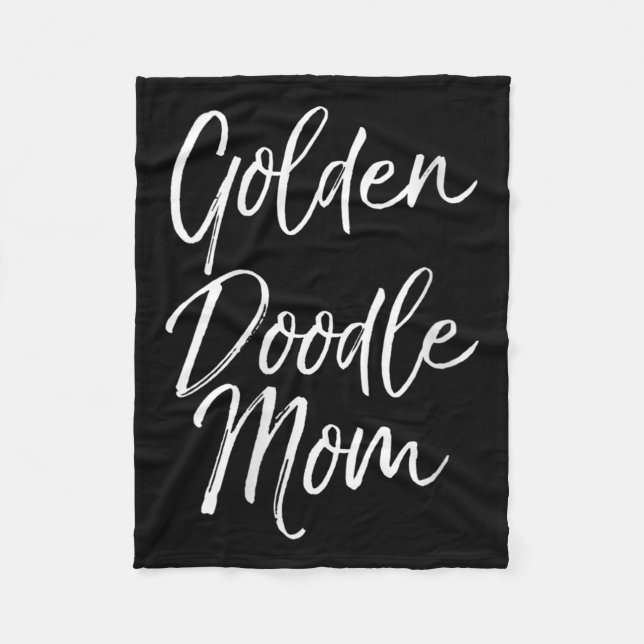 Couverture Polaire Womens Goldendoodle Odle Mother's Day Gift Cute Go (Devant)