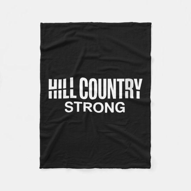 Couverture Polaire Womens Hill Country Strong Texas Pride Citation V- (Devant)