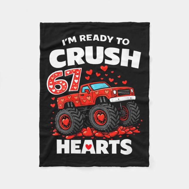 Couverture Polaire Women's I'm Ready To Crush 67 Hearts Truck Valenti (Devant)