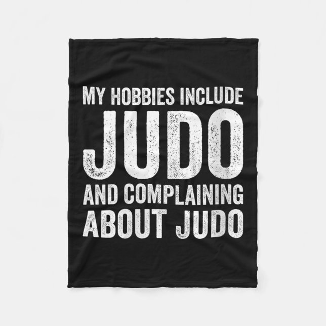 Couverture Polaire Womens My Hobbies Include Judo Funny Judoka V-neck (Devant)