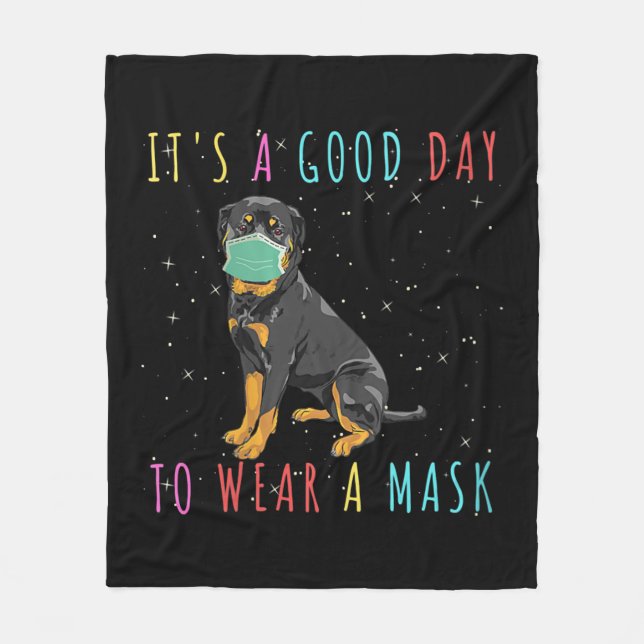 Couverture Polaire Womens Rottweiler (Devant)