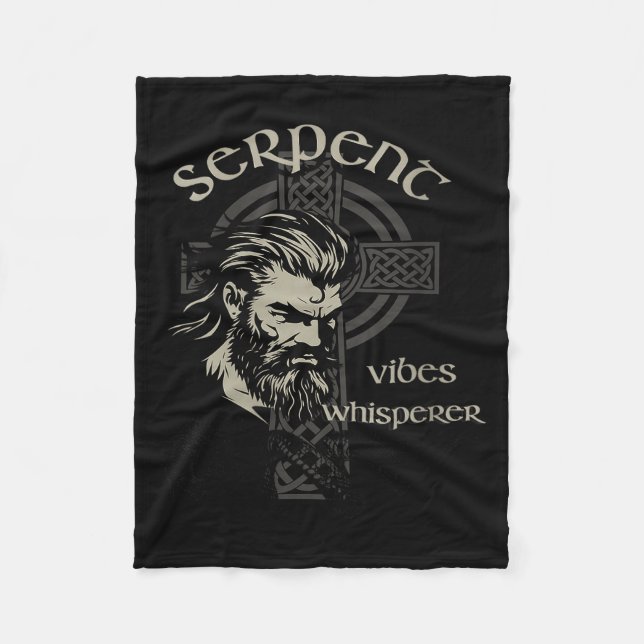 Couverture Polaire Womens Serpent Vibes Whisperer Nordic Mystic Beard (Devant)