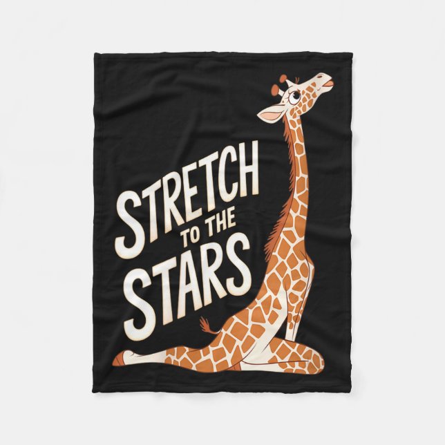 Couverture Polaire Womens Stretch Toward The Galaxy Sitive Yoga Giraf (Devant)