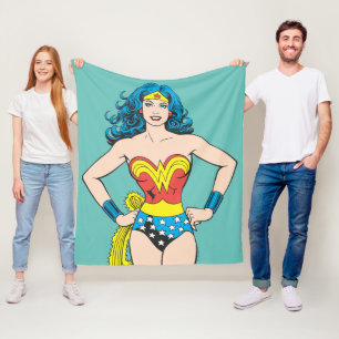 Couverture Polaire Wonder Woman tient sur les hanches